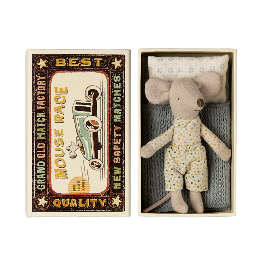 Maileg Matchbox Mouse – Little Brother Version