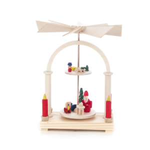 Mini Tiered Santa’s Workshop Ornamental Pyramid