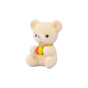 Yoshitoku Mini Bear with Ball Figurine