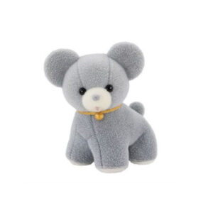 Yoshitoku Small Grey Plush Standing Bear Statue